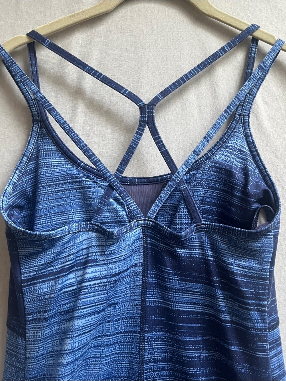 The North Face Blue Strappy Athletic Tennis Dress Built-in Bra XS